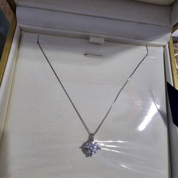 NIB/NWOT Beam and Bask 2 Carat Moissanite Necklace - Picture 3 of 13